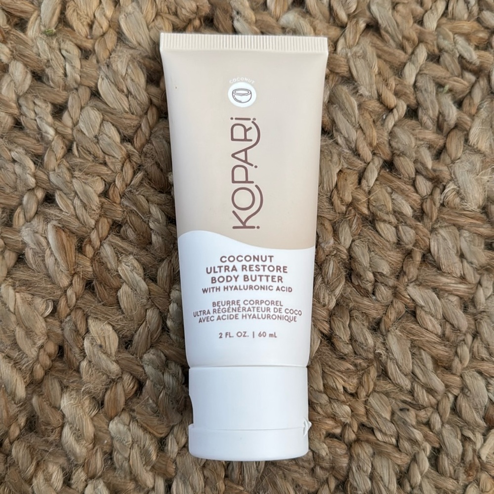 NEW KOPARI COCONUT ULTRA RESTORE BODY BUTTER WITH HYALURONIC ACID 2 FL. OZ 60 ML